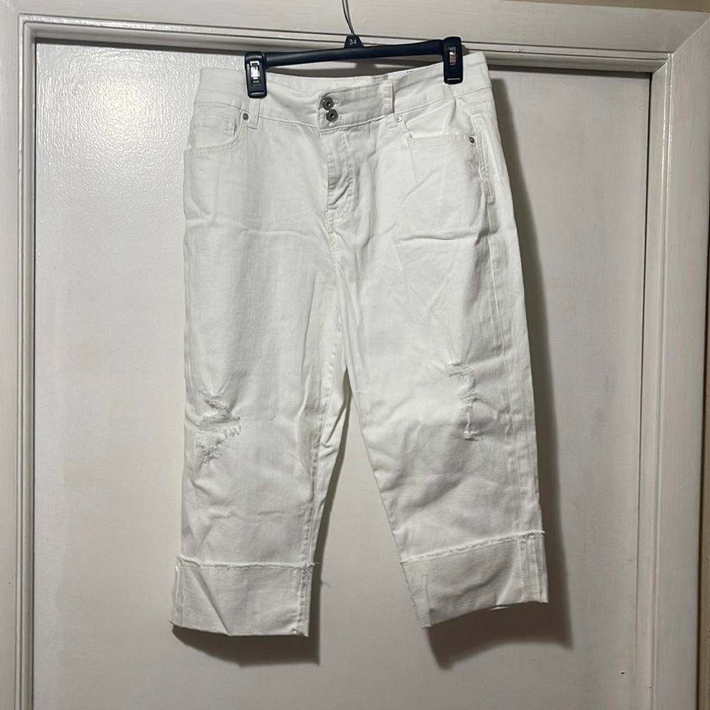 Style & Co high cuff capris